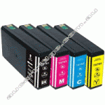 A Set Compatible Epson 676XL B/C/M/Y Ink Cartridges