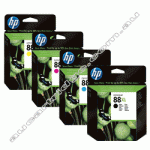 A Set Genuine HP 88XL B/C/M/Y Ink Cartridges
