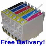 Any 7 Compatible Epson T0491-T0496 Ink Cartridges