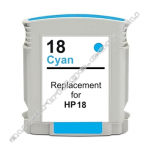 Compatible HP 18 Cyan (C4937A) High Yield Ink Cartridge