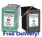 Compatible HP 94 + 95 Ink Cartridges Combo Pack