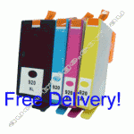 Any 5 Remanufactured HP 920XL High Yield Ink Cartridges