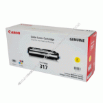 Genuine Canon CART317Y Yellow Toner Cartridge