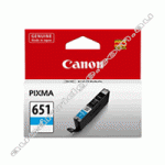 Genuine Canon CLI651C Cyan Ink Cartridge