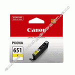 Genuine Canon CLI651Y Yellow Ink Cartridge