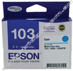 Genuine Epson 103N(T103292) Cyan Ink Cartridge high Yield