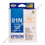 Genuine Epson 81N High Yield Ink Cartridges Value Pack