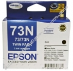 Genuine Epson T0731/73N Black Ink Cartridge Twin Pack