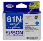 Genuine Epson T0812/81N Cyan Ink Cartridge High Yield