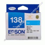 Genuine Epson T138(T138292) High Yield Cyan Ink Cartridge