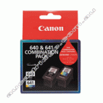 Genuine Canon PG640 BK & CL641 C Ink Cartridge Value Pack